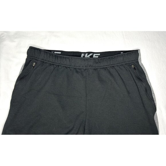 Nike Therma-FIT Sweatpants Mens Large Black Gray Joggers Zip Pockets DD2108-010 - Picture 14 of 16